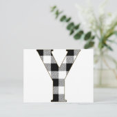 ギンガムチェックY ポストカード (スタンド正面)