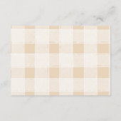 ギンガムテフランスのディベアおむつラッフル エンクロージャーカード (裏面)