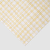 ギンガムハンドモダンドロー可愛い黄名門私立校風の白 薄葉紙 (詳細)