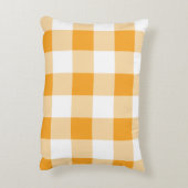 ギンガムパターン装飾用クッション アクセントクッション (裏面(縦))