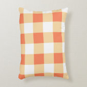 ギンガムパターン装飾用クッション アクセントクッション (正面(垂直))