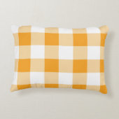 ギンガムパターン装飾用クッション アクセントクッション (裏面)