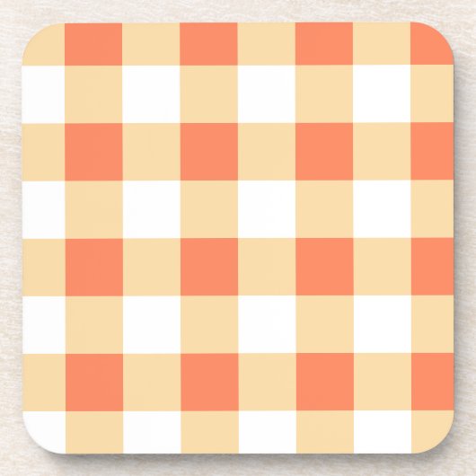 ギンガムパターン コースター (正面)