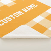 ギンガムパターン シェルパブランケット (3/4)