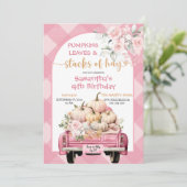 ギンガムパンプキ離れンの誕生日とヘイのスタック 招待状 (スタンド正面)