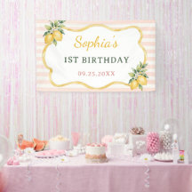 ギンガムピンクレモンの1歳の誕生日