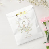 ギンガムピーターうさぎモノグラム赤ちゃんシャワー フェイバーバッグ (封をした状態)