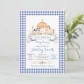 ギンガムファームの赤ちゃんシャワーの招待 招待状 (スタンド正面)