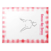 ギンガムブライド – 推測するドレスゲームのギンガム ノートパッド (正面)