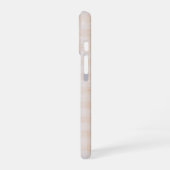 ギンガムブラウンの聖書の詩のiPhone 16ケース iPhone 16ケース (左側面)
