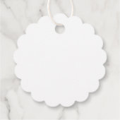 ギンガムブランチブライダルシャワーサンキューライトピンク フェイバータグ (裏面)