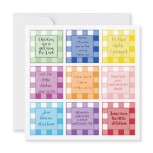 ギンガムベビー誕生発表信仰ベース