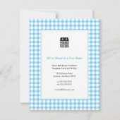 ギンガムホームムービングアナウンス 案内状 (正面)