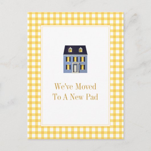 ギンガムホームムービングポストカード 案内ポストカード (正面)