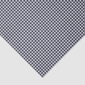 ギンガムミッドナイトブルーティッシュラッピング紙 薄葉紙 (詳細)