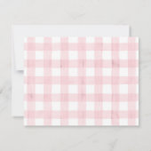 ギンガムリーフのリース ホームフォーザホリデイズ ノートカード (裏面)