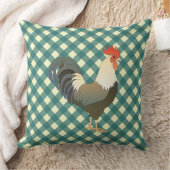 ギンガムルースター クッション (ブランケット)