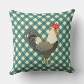 ギンガムルースター クッション (裏面)