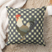 ギンガムルースター クッション (ブランケット)