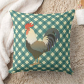 ギンガムルースター クッション (ブランケット)