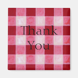 ギンガムレッド マグネット