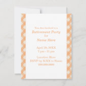 ギンガム招待状 招待状 (裏面)