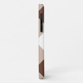 ギンガム – 暗い茶色の電話ケース Case-Mate iPhoneケース (裏面/左)