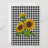 ギンガムBBQ招待 ファームハウス バックヤードパーティー 招待状 (裏面)