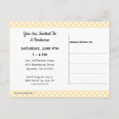 ギンガモダンムのバーベキューツール インビテーションポストカード (裏面)