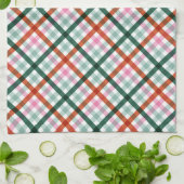 ギンガモダンムクリスマス キッチンタオル (折り畳み)