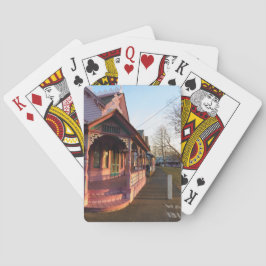 ギンガーブレッドに暖かい夕日 – Martha's Vineyard トランプ