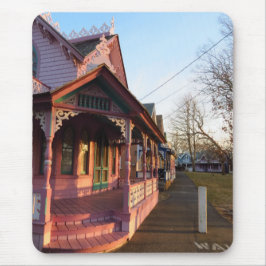 ギンガーブレッドに暖かい夕日 – Martha's Vineyard マウスパッド