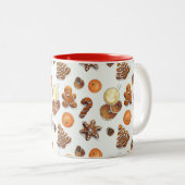 ギンガーブレッドのクリスマスの香り ツートーンマグカップ (正面右)