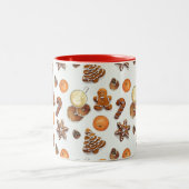 ギンガーブレッドのクリスマスの香り ツートーンマグカップ (中央)