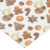 ギンガーブレッドのクリスマスの香り テーブルクロス (アングル)