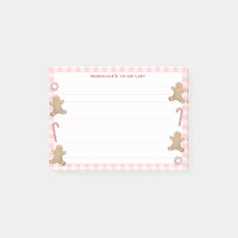 ギンガーブレッドキャンディキャンクリスマスto-Doリスト投稿 –  ポストイット