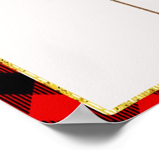 ギンガーブレッドクリスマスジェンダーが投票ボードを明らかにする ポスター (角)