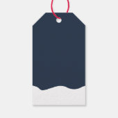 ギンガーブレッドサンタクリスマスギフトタグ ギフトタグ (裏面)