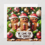 ギンガーブレッドサンタクロース シーズンカード (正面/裏面)