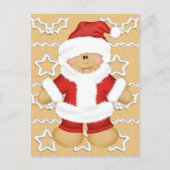 ギンガーブレッドサンタクロース シーズンポストカード (正面)