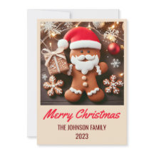 ギンガーブレッドサンタクロース – メリークリスマス