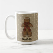 ギンガーブレッドネームコーヒーマグ コーヒーマグカップ (左)