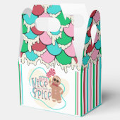 ギンガーブレッドハウスクリスマスパーティーの好意ボックス フェイバーボックス (オープン)