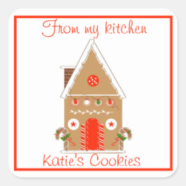 ギンガーブレッドハウスフォーホームメイドベーカリー スクエアシール