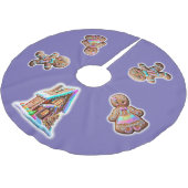 ギンガーブレッドハウスボーイズ&ガールズ ブラッシュドポリエステルツリースカート (アングル)