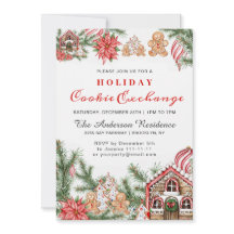 ギンガーブレッドハウスマンホリデークッキー交換