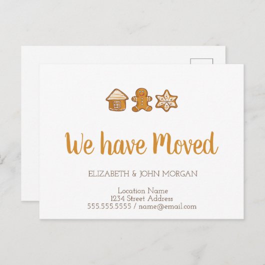 ,ギンガーブレッドハウス,男,スター私たちは移動した 案内ポストカード (正面/裏面)