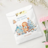 ギンガーブレッドボーイ雪の木 フェイバーバッグ (封をした状態)