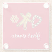 ギンガーブレッドマンの愛 ガラスコースター (裏面)