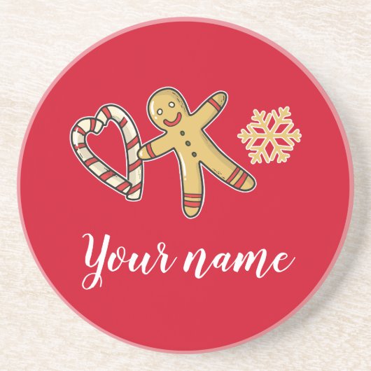 ギンガーブレッドマンの愛 コースター (正面)